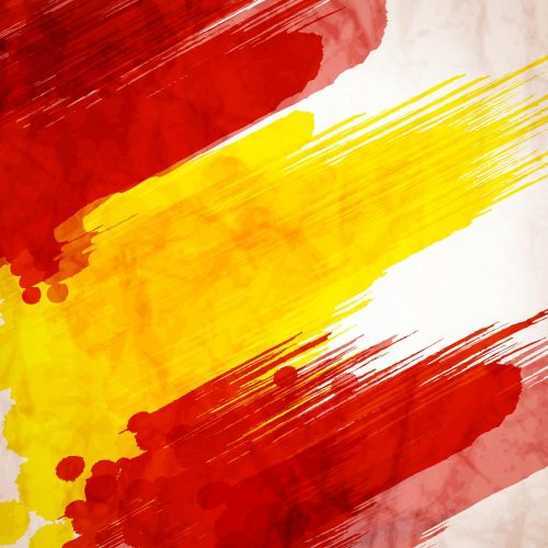 Spanish Flag Concept Spanish Flag Concept