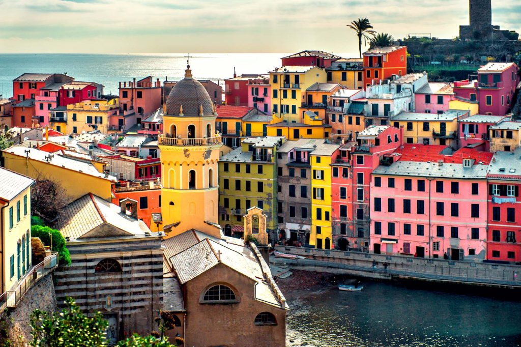 Houses in Vernazza, Italy