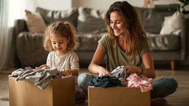 Declutter Ruthlessly (And Involve the Kids!)